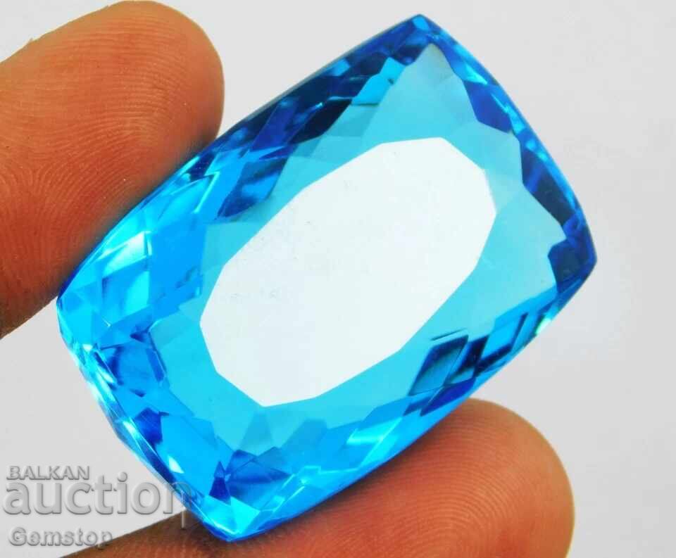 BZC! 119.80ct φυσικό ακουαμαρίνιο cushion με πιστοποίηση OMGTL από 1ct!