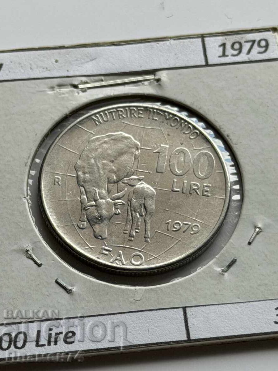 100 Lire 1979 Italia FAO