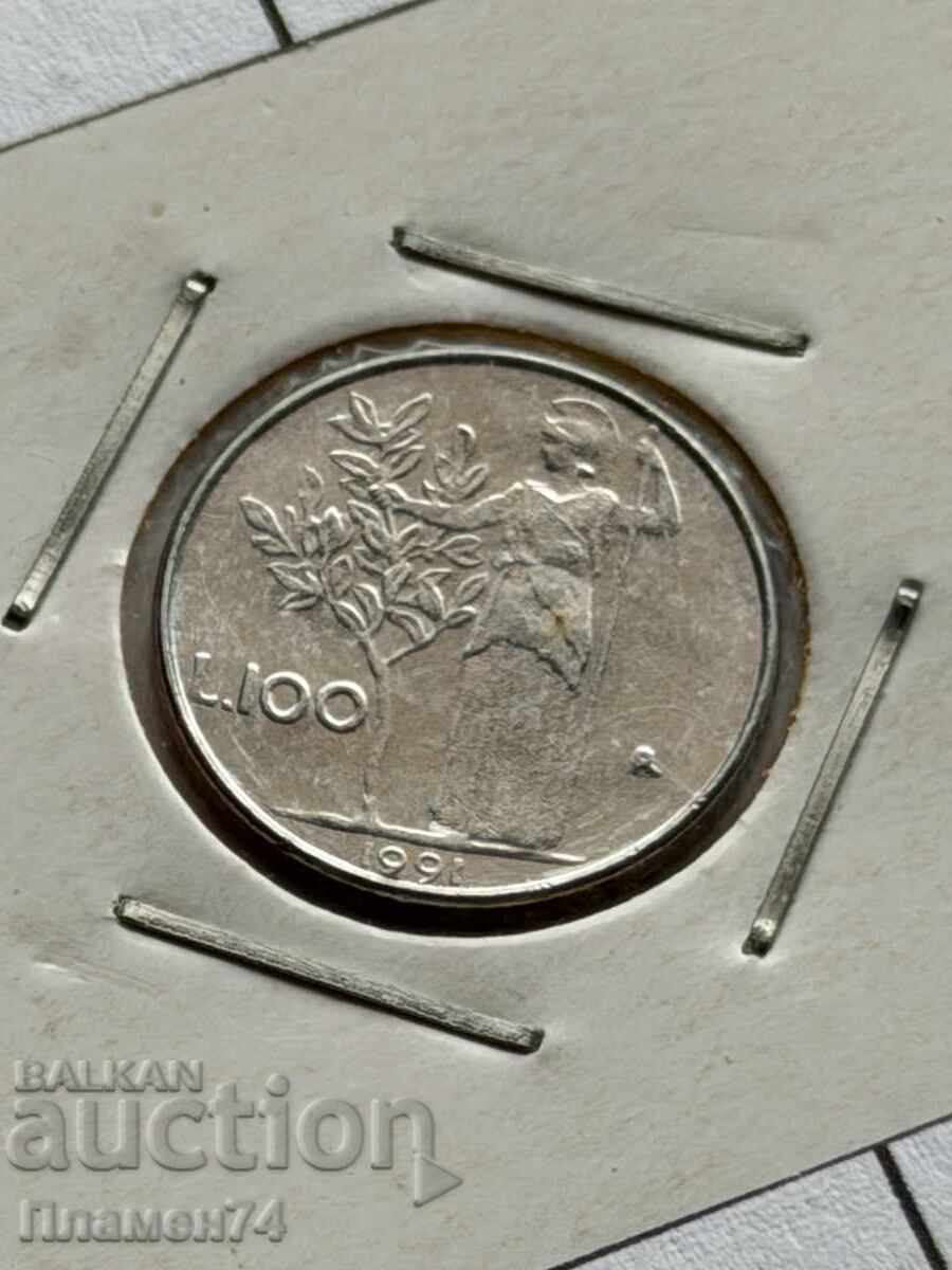 100 λιρέτες 1991 Ιταλία 100 λιρέτες 1991 Ιταλία
