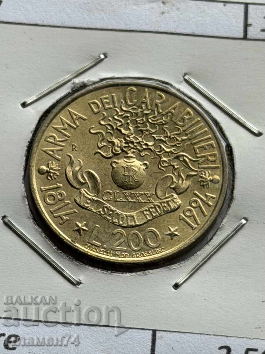 200 lire 1994 Italy 200 lire 1994 Italy