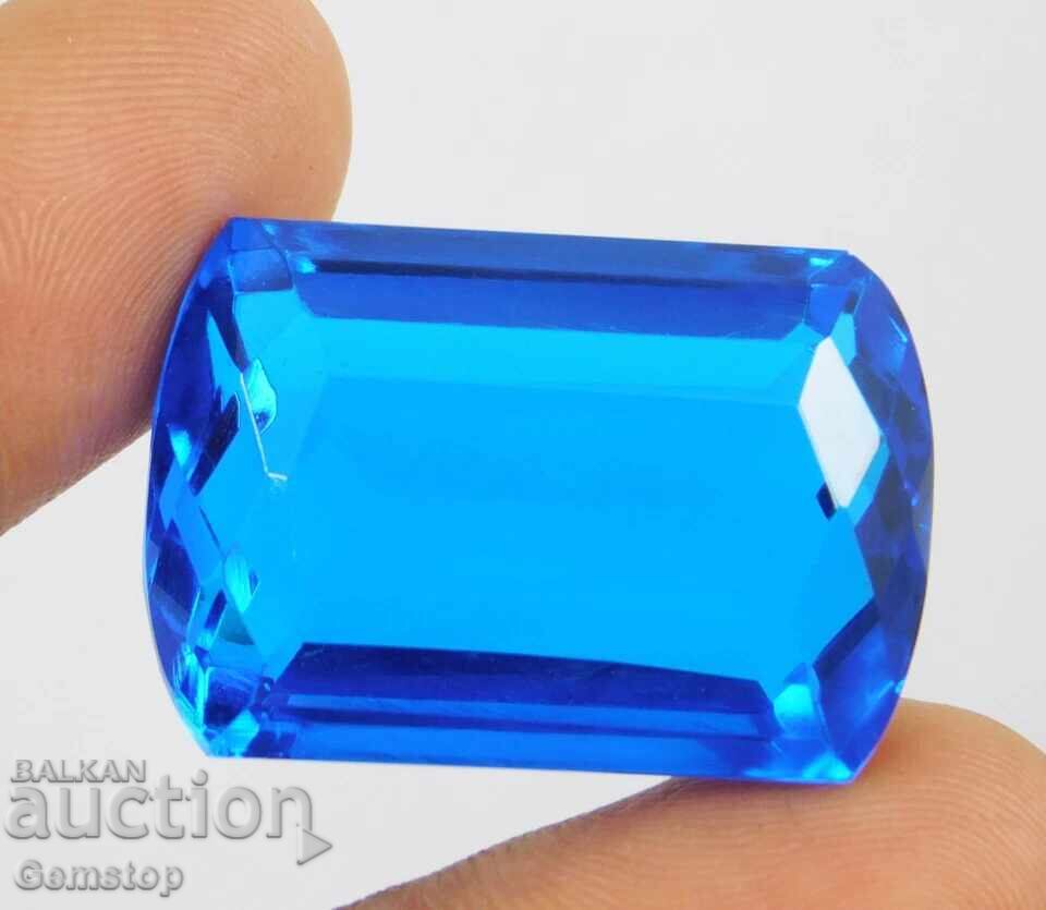 Δημοπρασία BZC! 57.55 ct φυσικό τοπάζι cushion με πιστοποίηση OMGTL από 1c!