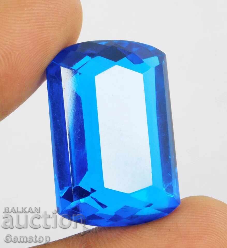 Παράδοση BZC! 57.55 ct φυσικό τοπάζι cushion με πιστοποίηση OMGTL από 1c!