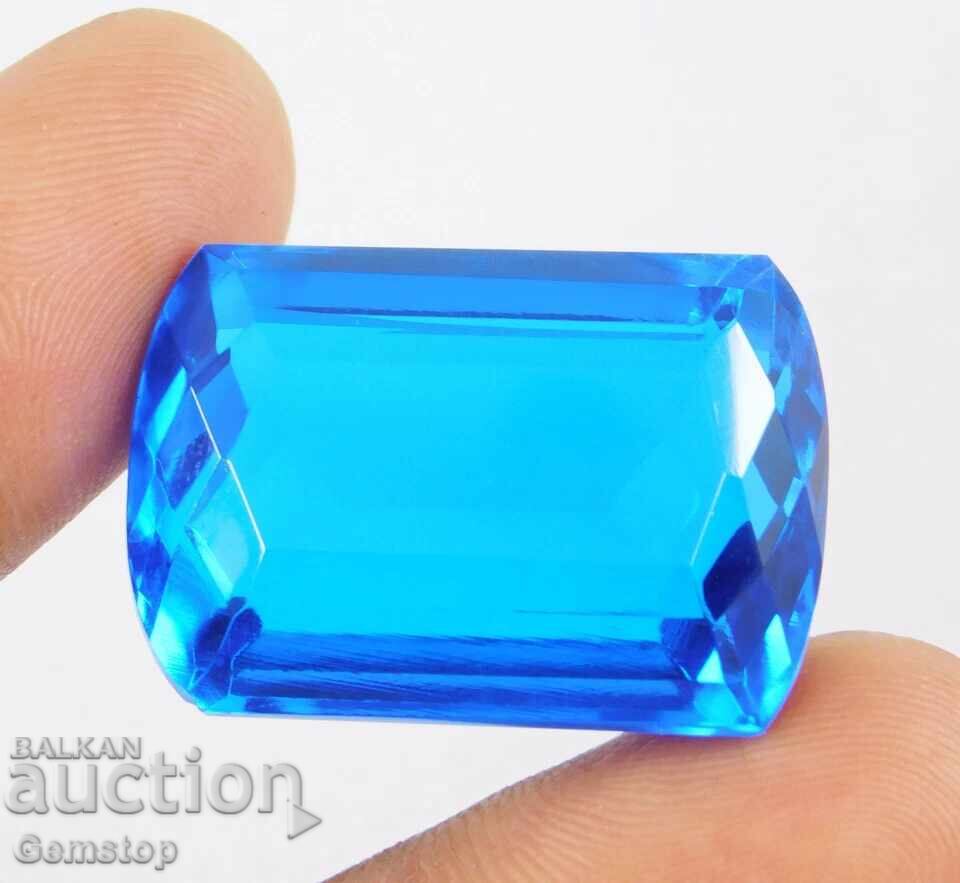 BZC! 57.55 ct φυσικό τοπάζι cushion με πιστοποίηση OMGTL από 1c! - 5
