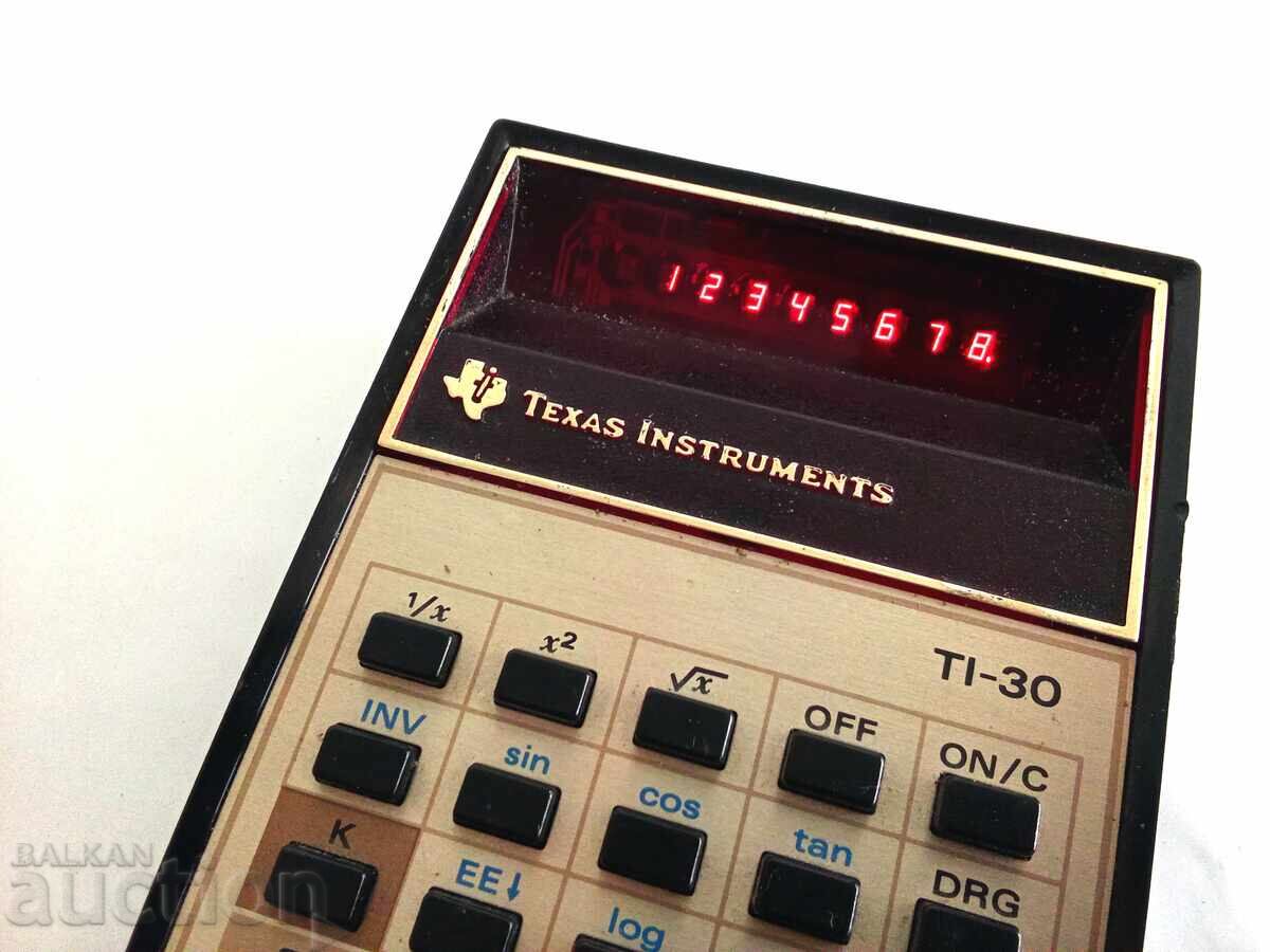 Texas Instruments TI-30 calculator from 1976 with price € 35.00 | 68.45 BGN