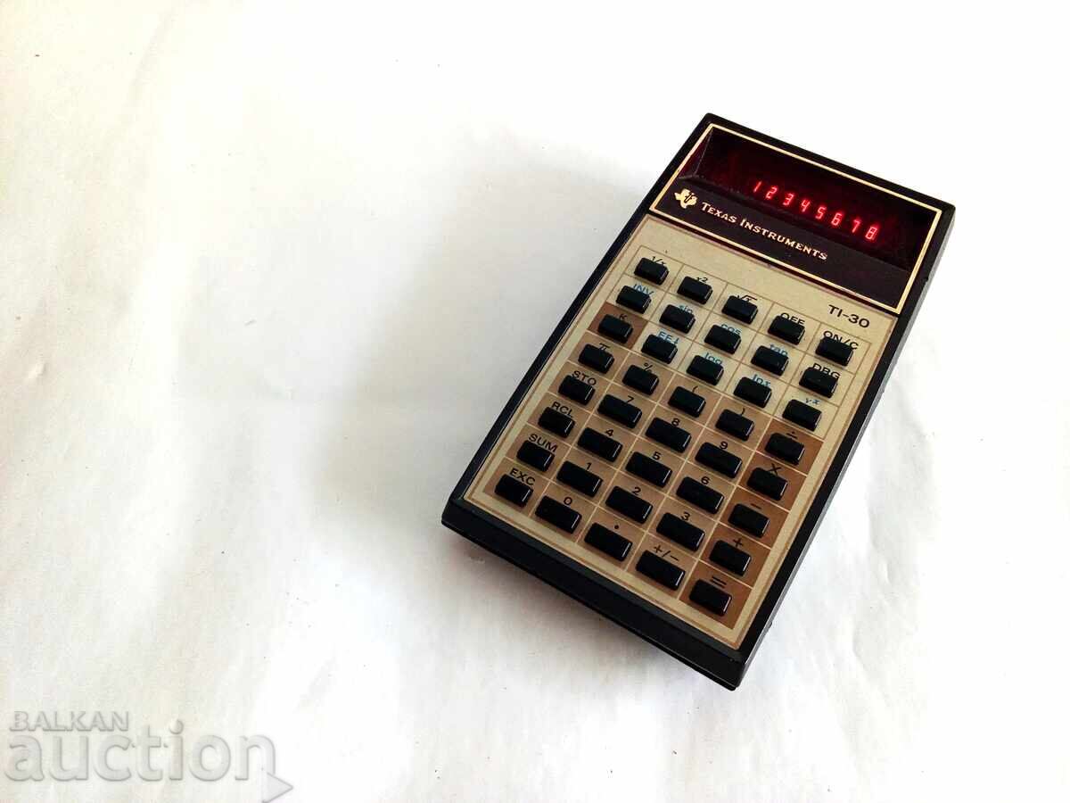 Texas Instruments TI-30 calculator from 1976