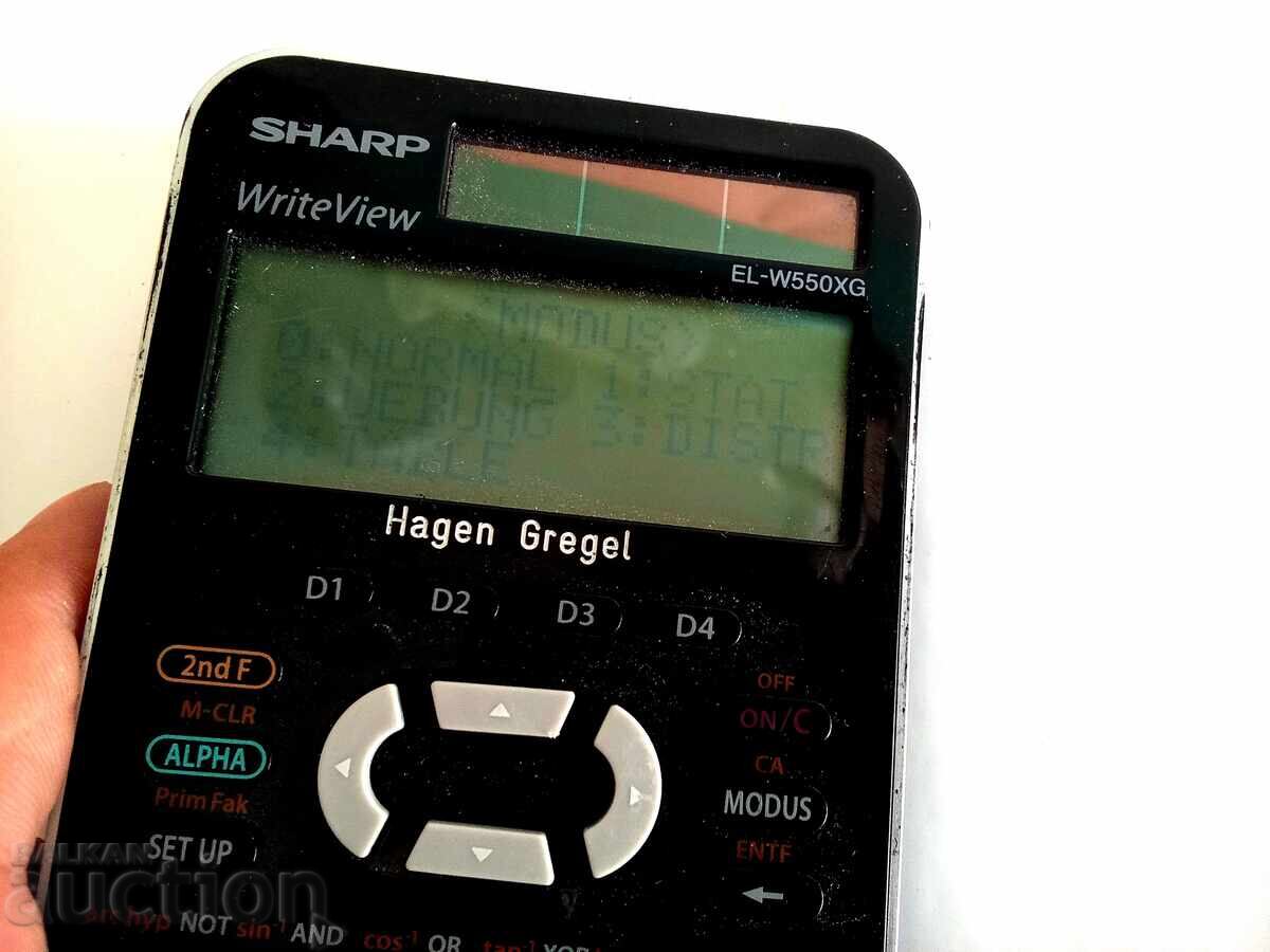 Sharp EL-W550XG calculator with WriteView display with price € 65.00 | 127.13 BGN