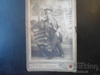 Old cardboard photograph, PHOTOGRAPHIE G. HADJOPOULOS, ADRIANOPLE