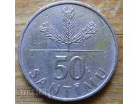 50 santimov 1992 g. - Λετονία