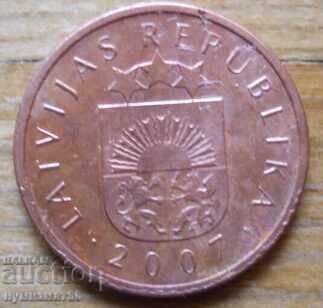 2 cenți 2007 - Letonia cu preț € 0.55 | 1.08 BGN