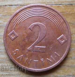 2 cenți 2007 - Letonia
