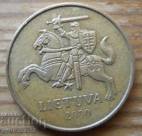 50 centas 2000 - Lithuania with price € 0.60 | 1.17 BGN