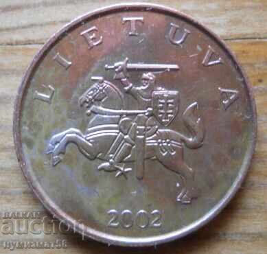 1 litas 2002 - Lituania cu preț € 0.60 | 1.17 BGN