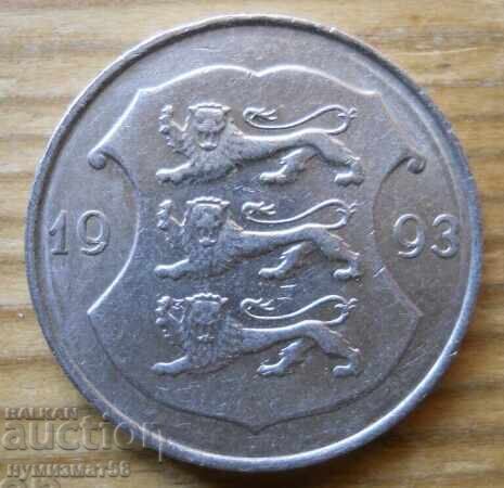 1 coroană 1993 - Estonia cu preț € 1.20 | 2.35 BGN