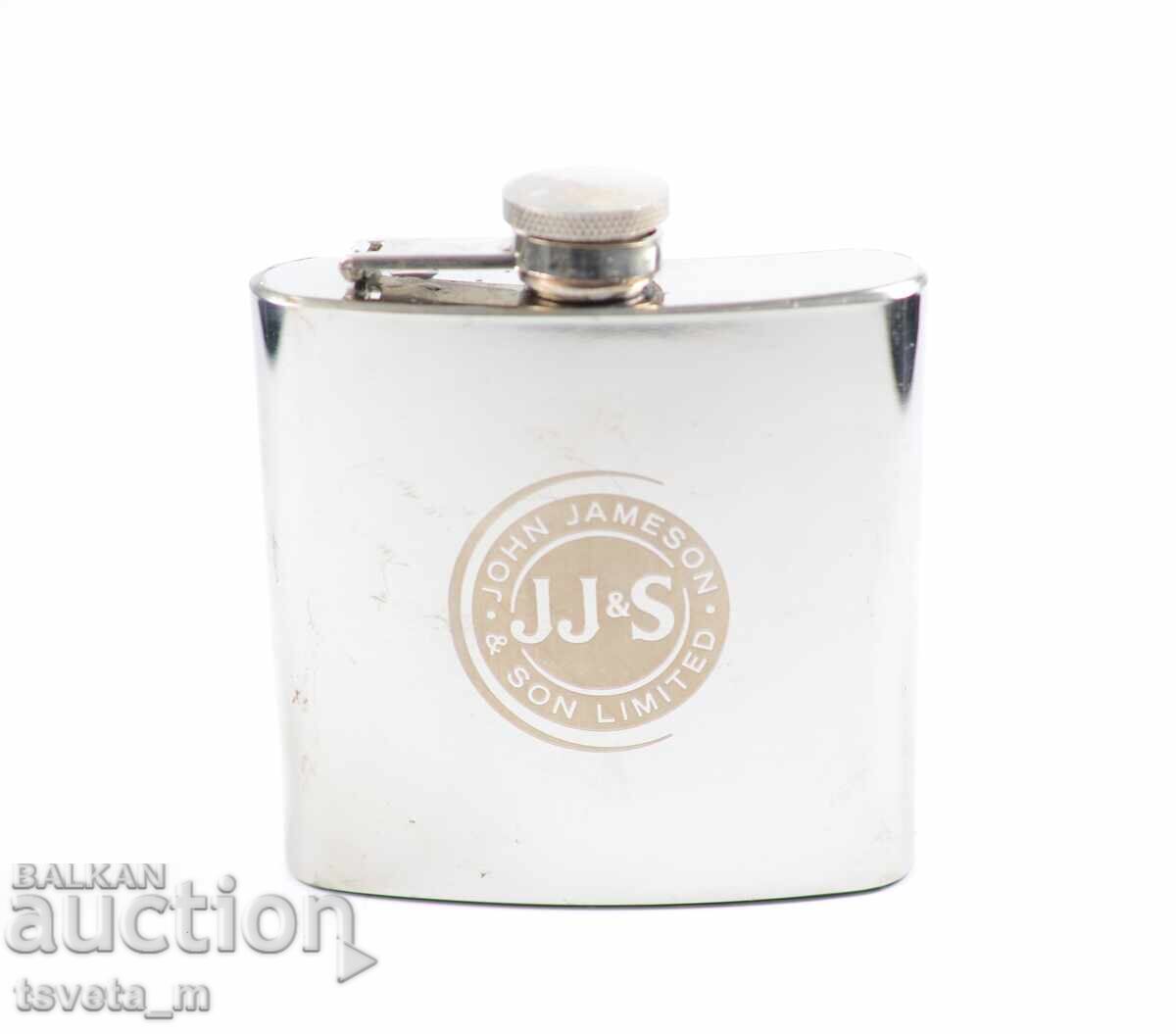 Metal alcohol flask JOHN JAMES 6 oz / 180 ml Metal alcohol flask JOHN JAMES 6 oz / 180 ml