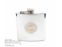 Metal alcohol flask JOHN JAMES 6 oz / 180 ml