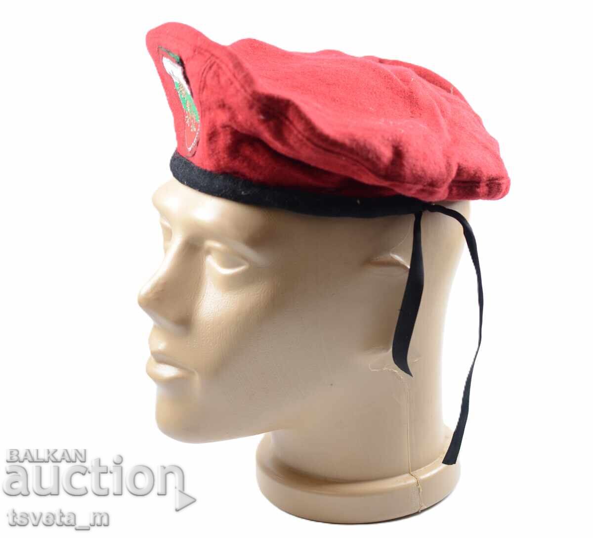Red military beret from the Bulgarian Army with price € 5.00 | 9.78 BGN