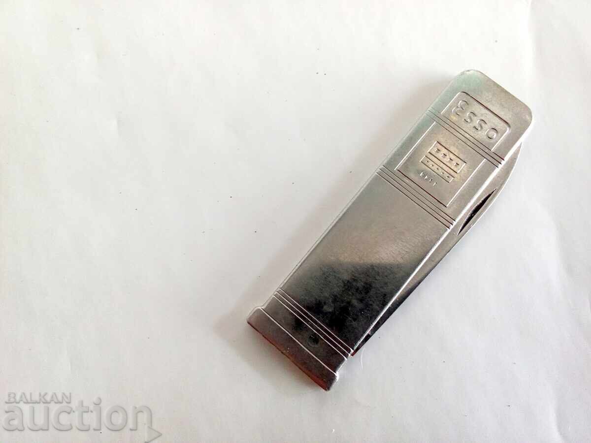 ESSO Promotional Pocket Knife Gas Pump 1960 with price € 33.00 | 64.54 BGN ESSO Promotional Pocket Knife Gas Pump 1960 with price € 33.00 | 64.54 BGN