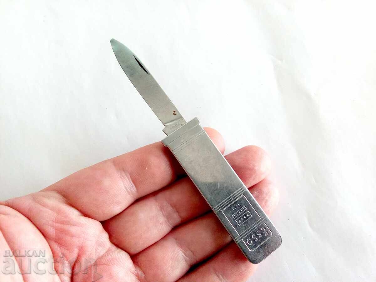 Auction ESSO Promotional Pocket Knife Gas Pump 1960 Auction ESSO Promotional Pocket Knife Gas Pump 1960