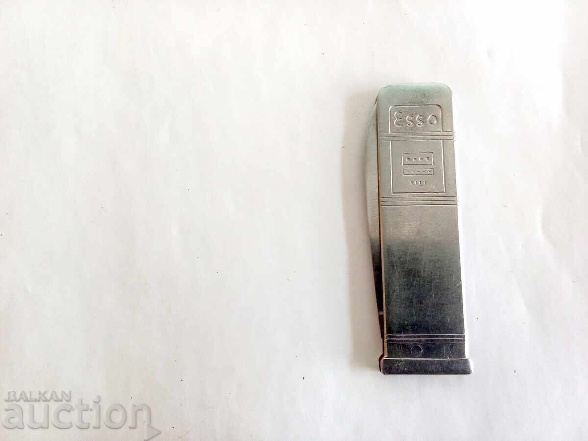 ESSO Promotional Pocket Knife Gas Pump 1960 - 6 ESSO Promotional Pocket Knife Gas Pump 1960 - 6
