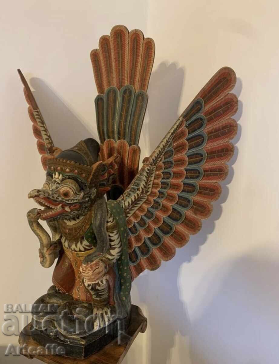 Garuda-19ος αιώνας Ινδονησία, ξυλόγλυπτο, κορυφαία κατάσταση - 5