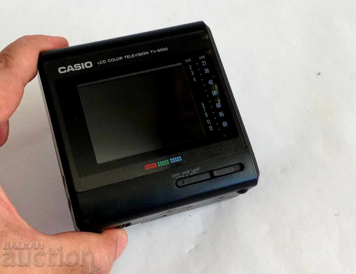Delivery of Casio TV-6500 LCD color TV