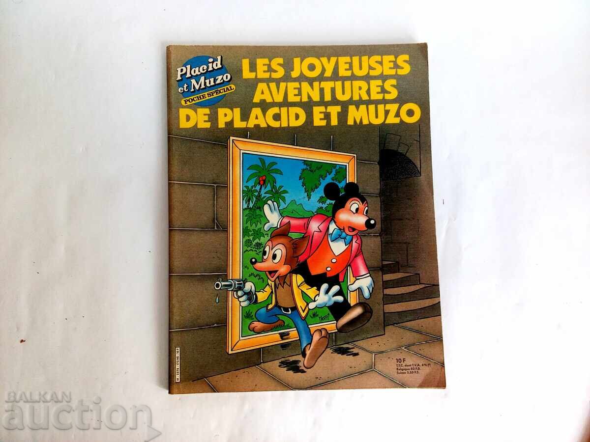 Livrarea benzi desenate franceze, inclusiv "Pif Gadget" și "Placid et Muzo"
