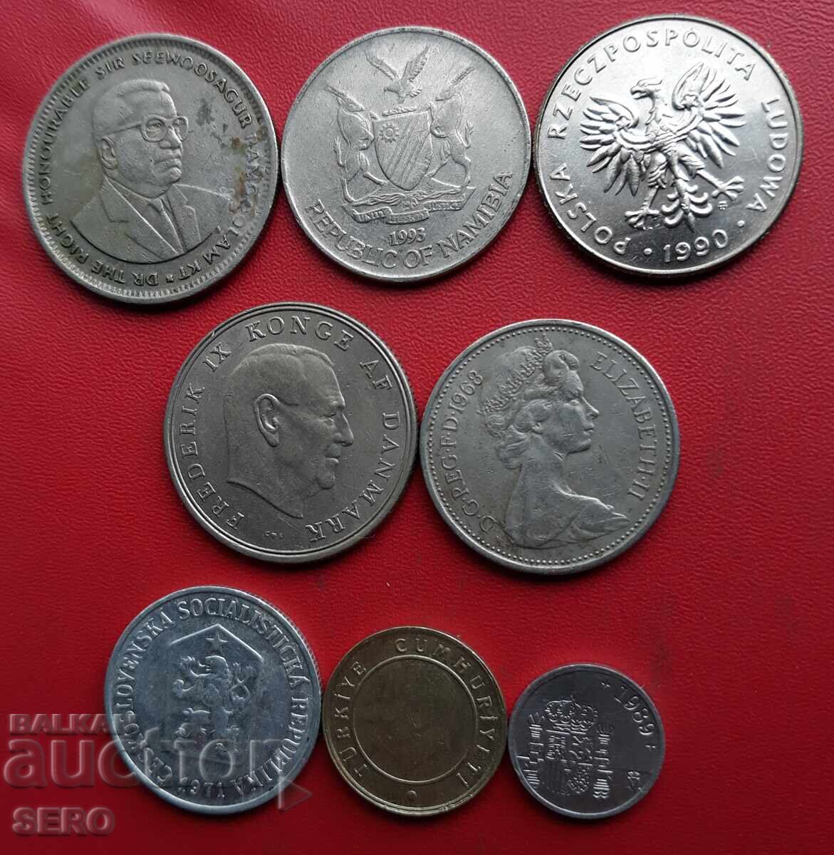 Смесен лот от 8 монети с цена € 0.51 | 1.00 лв.