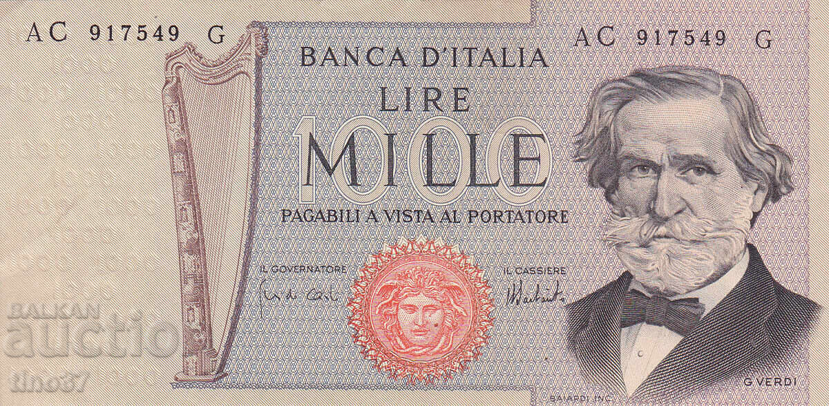 tino37 - ITALIA - 1000 LIRI - 1975 - VF cu preț € 1.90 | 3.72 BGN