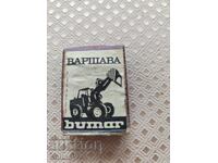 Kибритена кутия България Варшава Бумар 1972