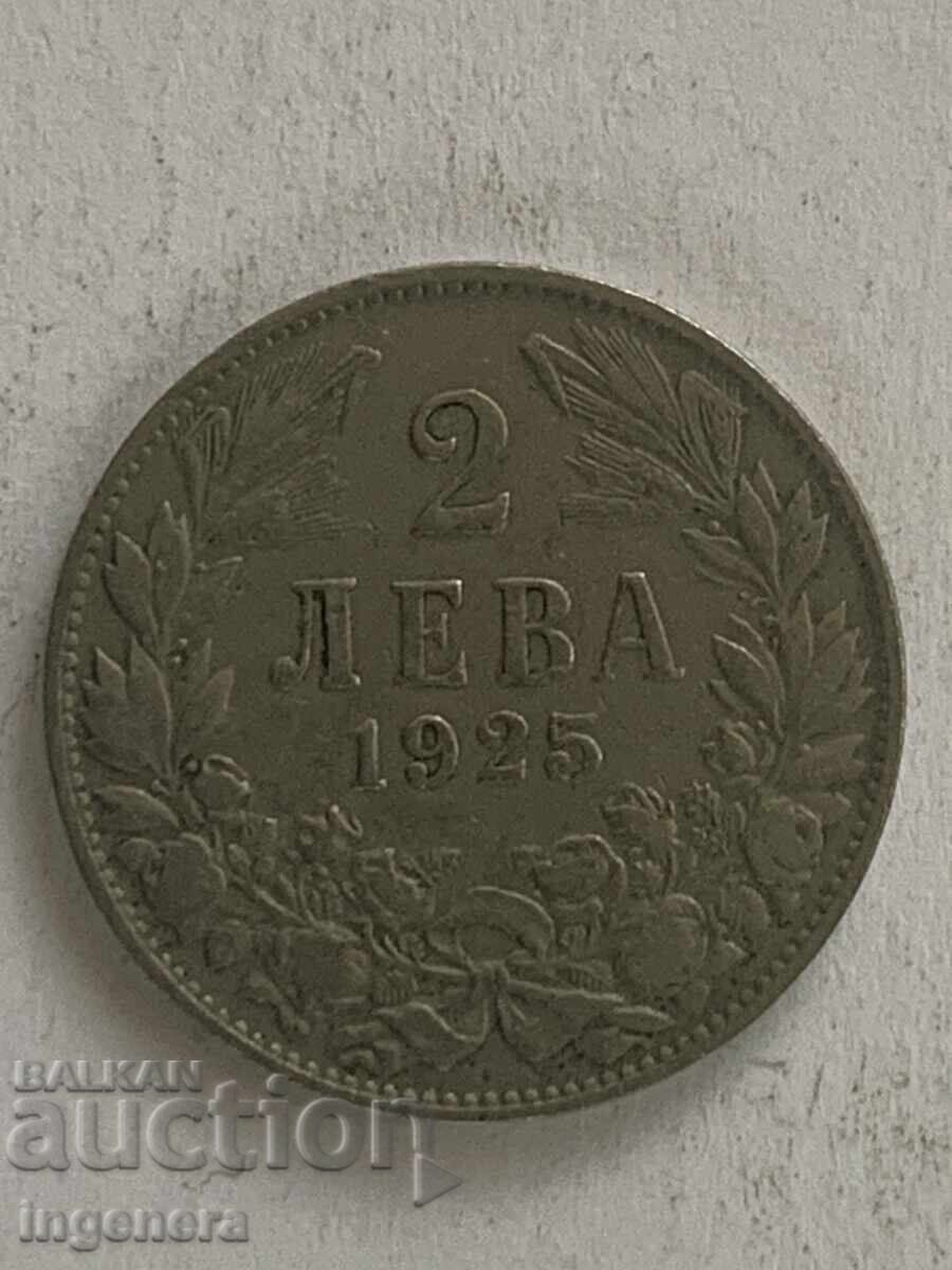 MONEDĂ 2 LEI 1925 G