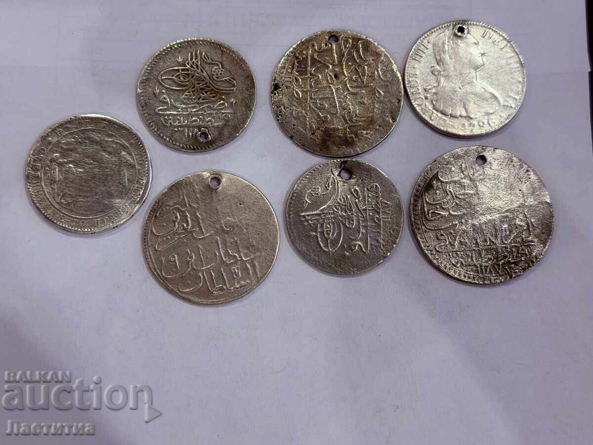 Παρτίδα 7 ασημένια νομίσματα