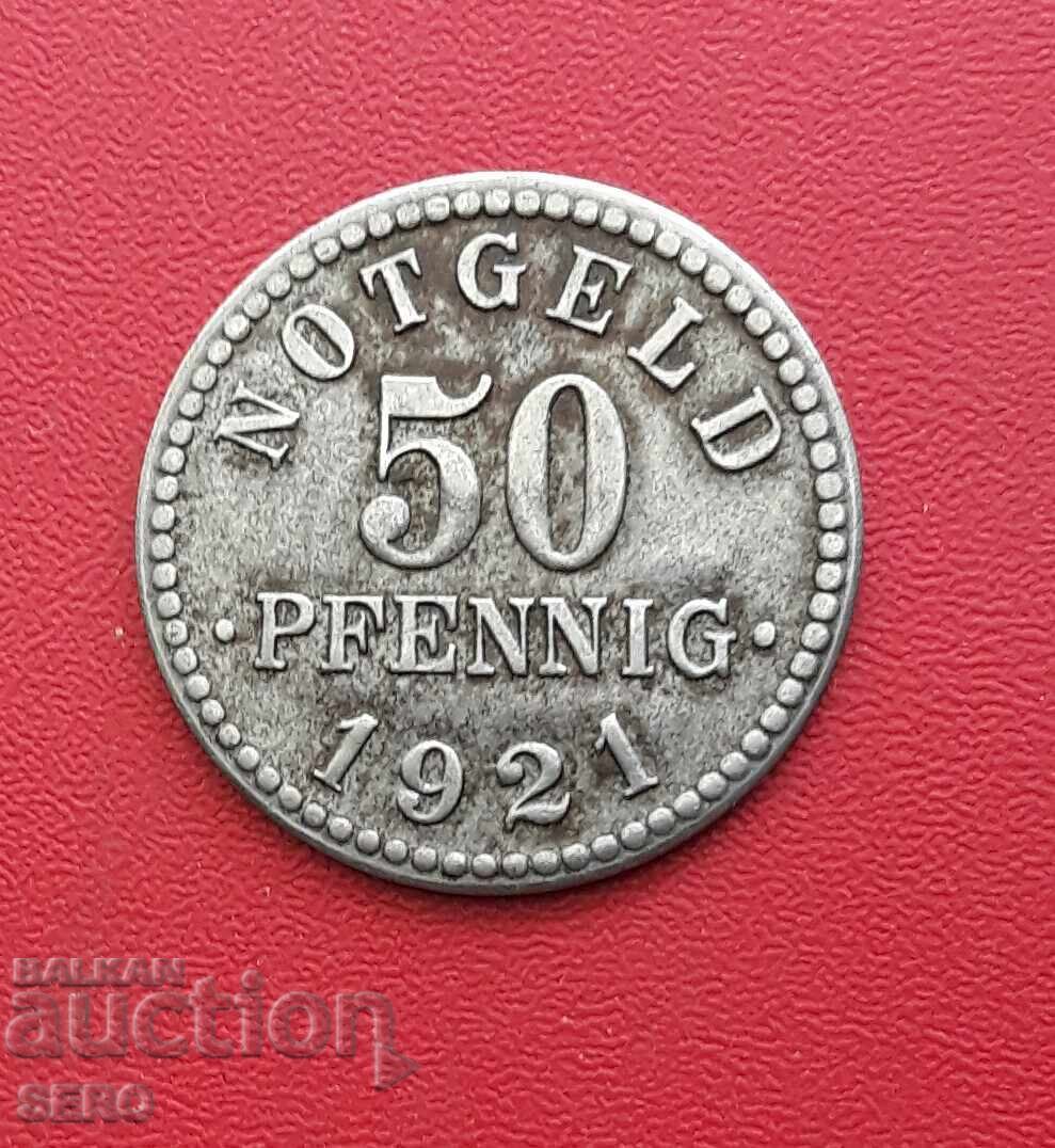 Germany-Braunschweig-50 pfennig 1921