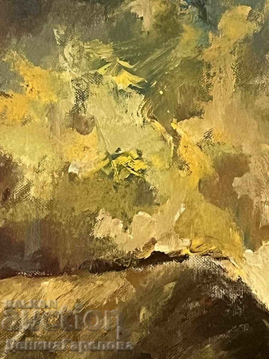 Auction  Denitsa Garelova painting 46/55 “To Life and Death”