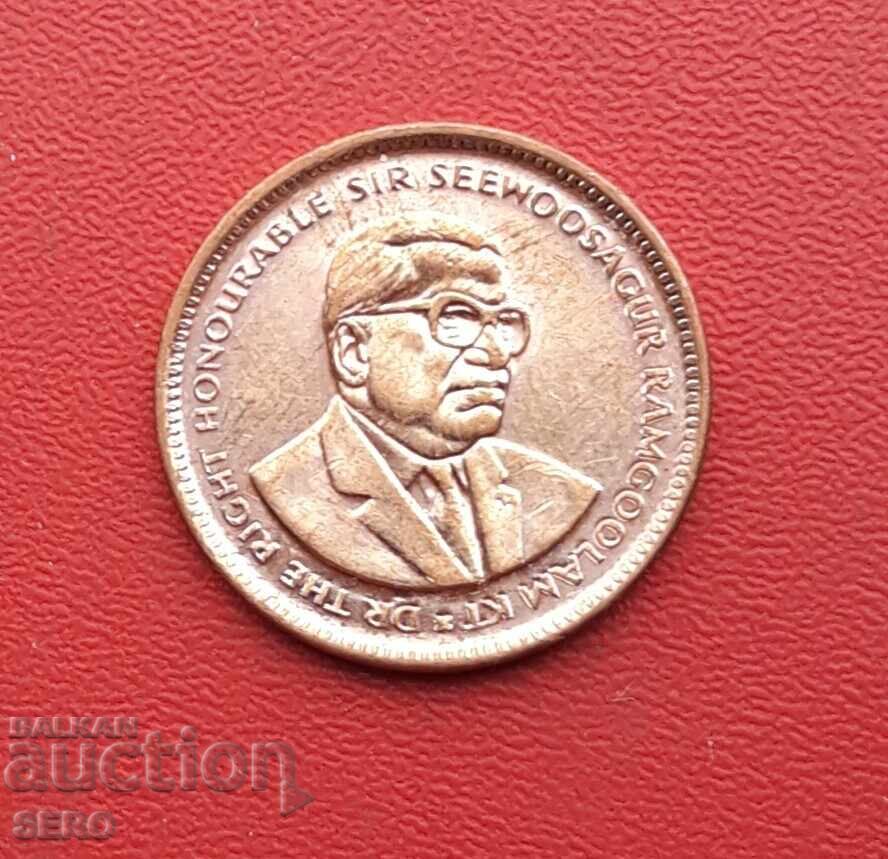 Mauritius Island-5 cents 2017 with price € 0.16 | 0.31 BGN