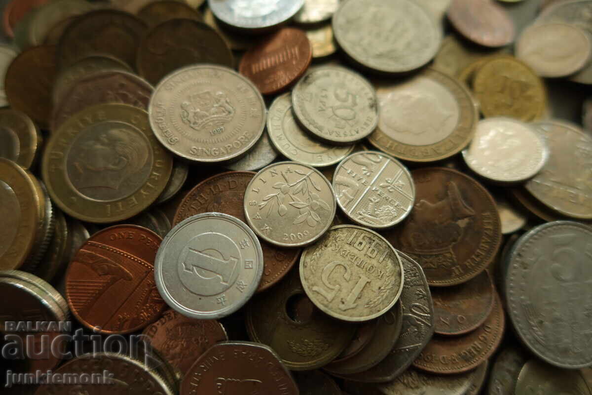 ЛОТ ЧУЖДЕСТРАННИ МОНЕТИ , 1 кг., АУКЦИОН 1 !!! с цена € 5.00 | 9.78 лв. ЛОТ ЧУЖДЕСТРАННИ МОНЕТИ , 1 кг., АУКЦИОН 1 !!! с цена € 5.00 | 9.78 лв.