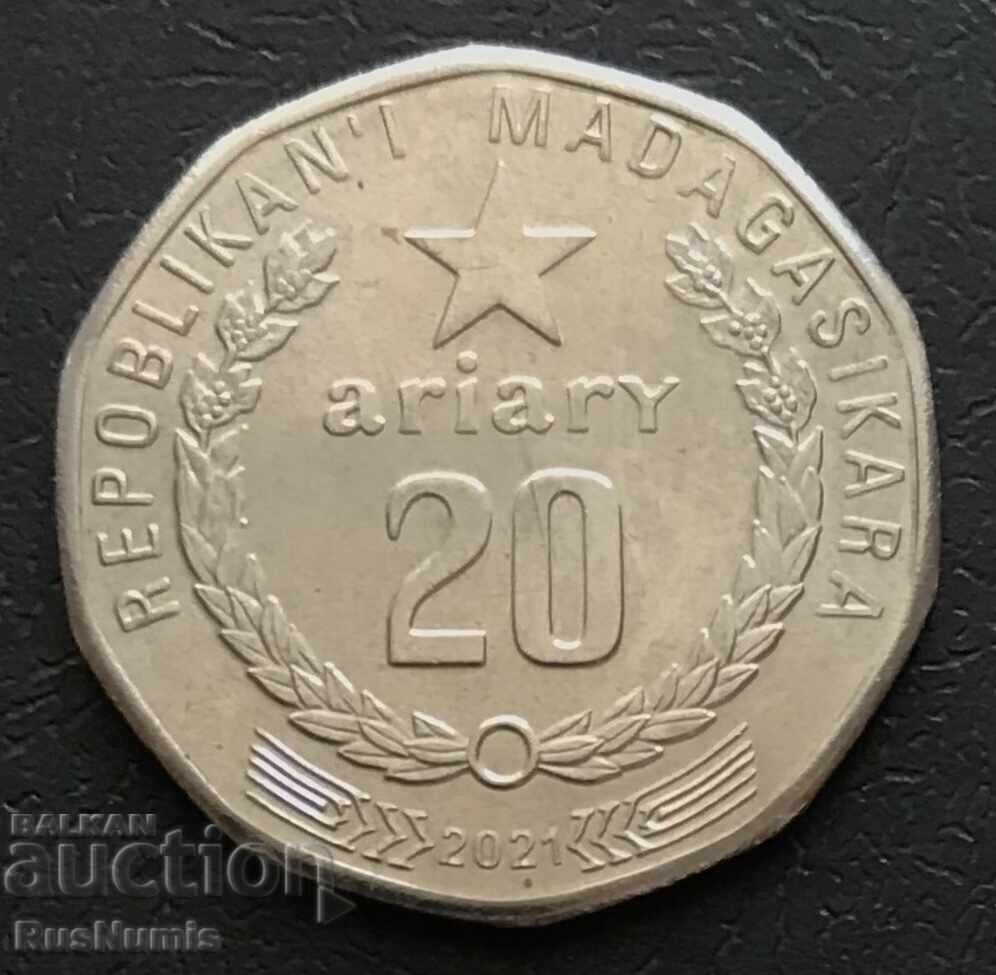 Madagascar. 20 ariary 2021 with price € 7.00 | 13.69 BGN