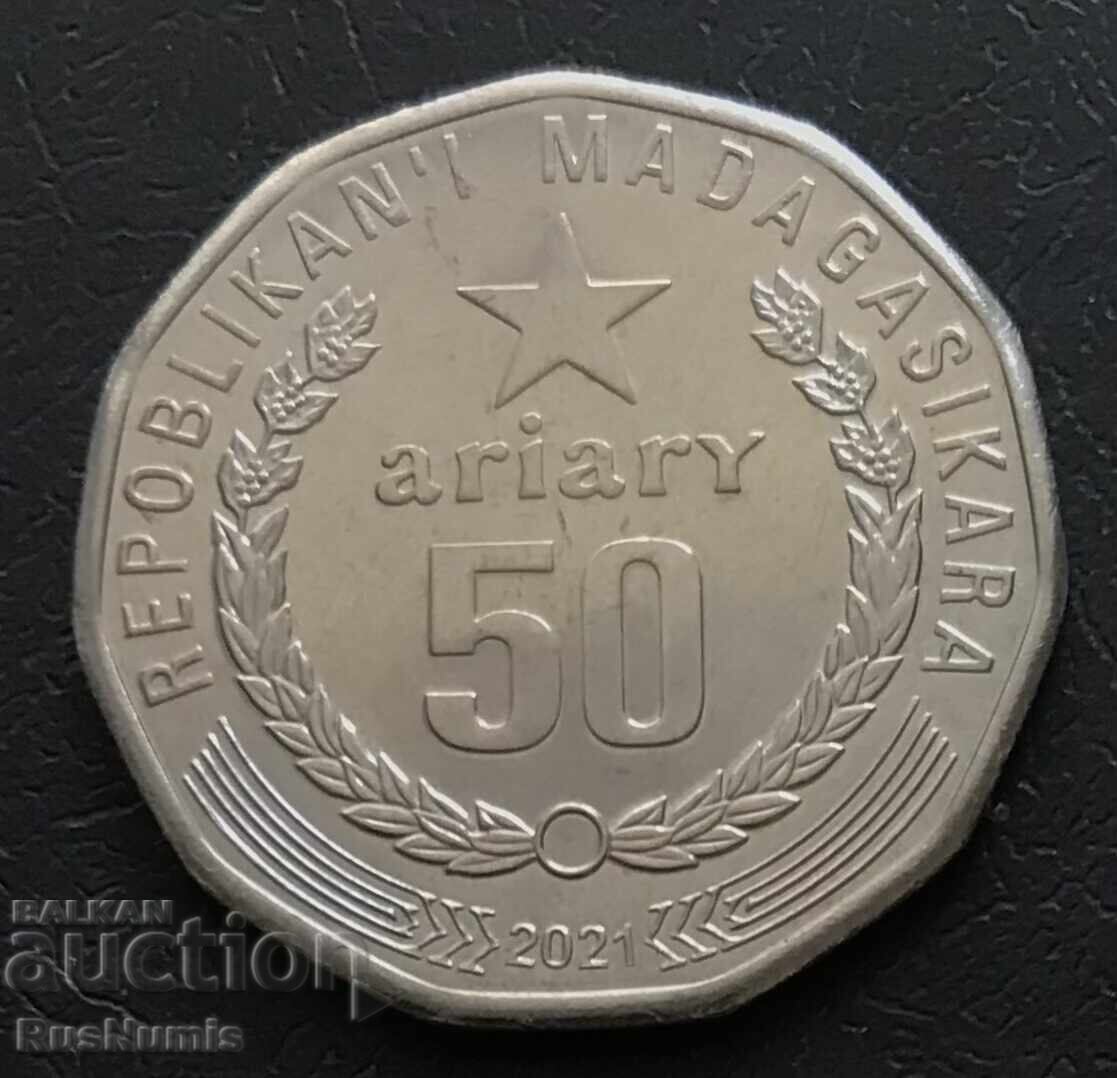 Madagascar. 50 ariary 2021 with price € 7.00 | 13.69 BGN