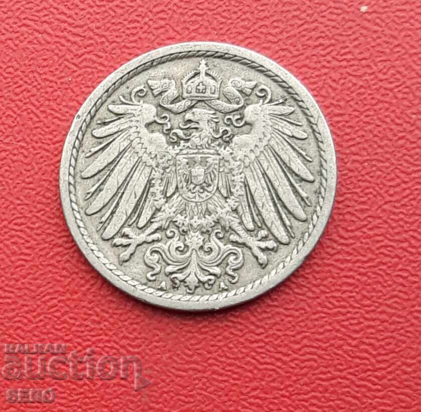 Γερμανία-5 pfennig 1907 A-Berlin με τιμή € 0.40 | 0.78 BGN