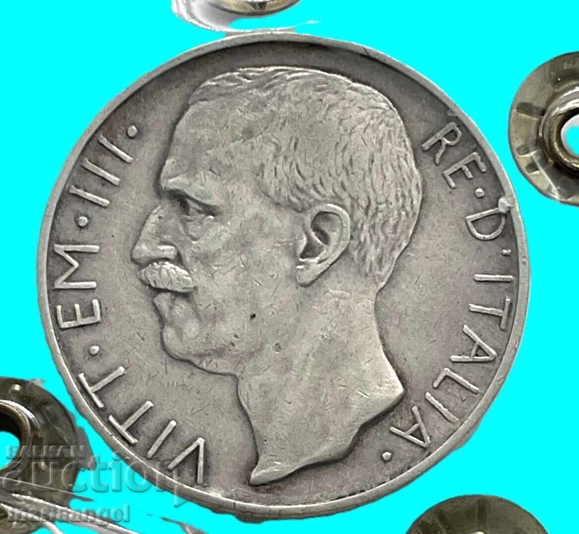 10 лири 1927 Италия сребро - 5 10 лири 1927 Италия сребро - 5
