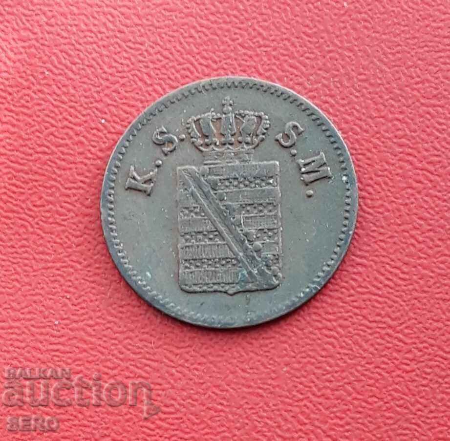 Германия-Саксония-1 пфениг 1856 F-мн.хубаво запазен с цена € 6.00 | 11.74 лв.