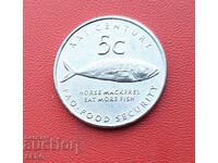 Namibia-5 cents 2000 F.A.O-well preserved