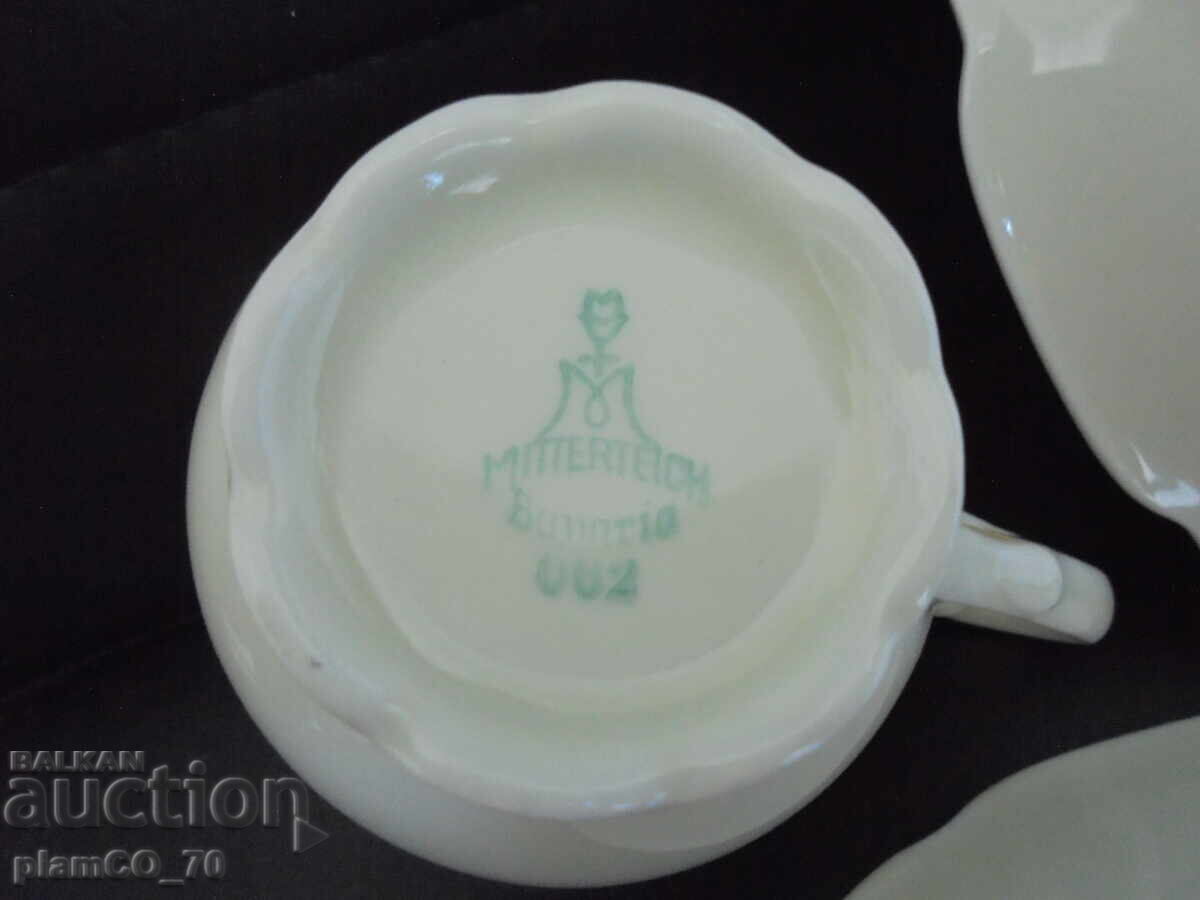 No. 8702 Triple porcelain set Bavaria MITTERTEICH – Germany - 5