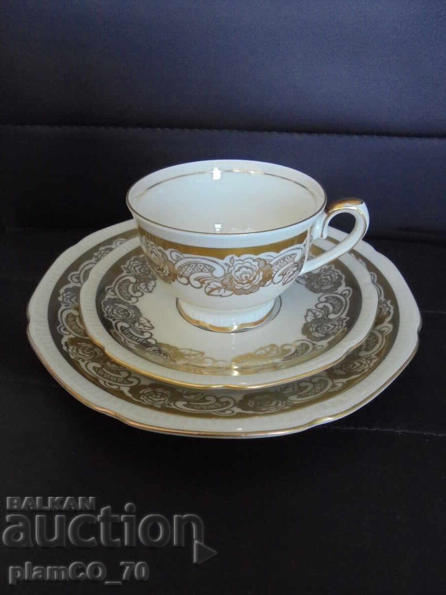 No. 8702 Triple porcelain set Bavaria MITTERTEICH – Germany - 6