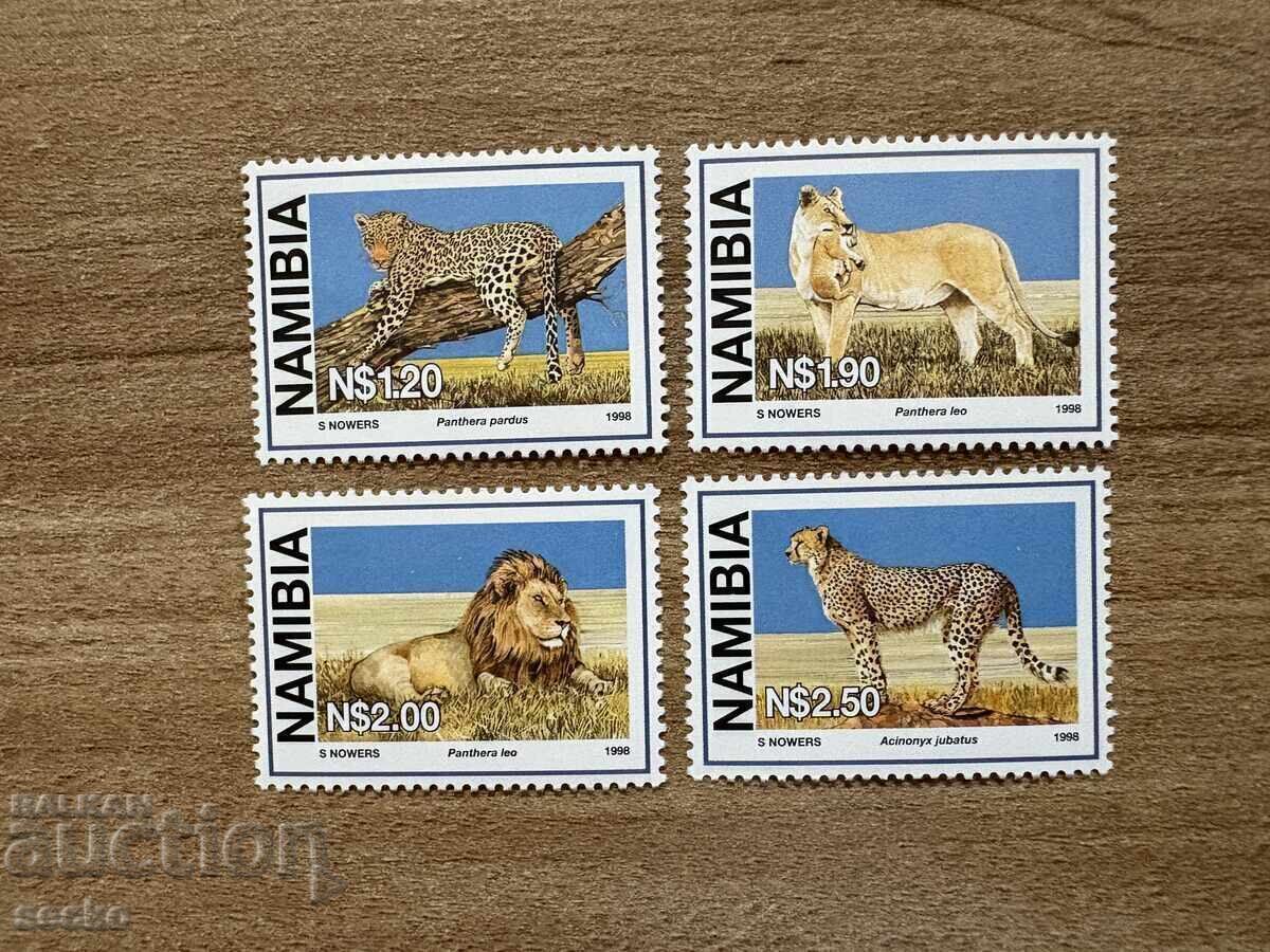 Намибия - Големи диви котки (1998) MNH