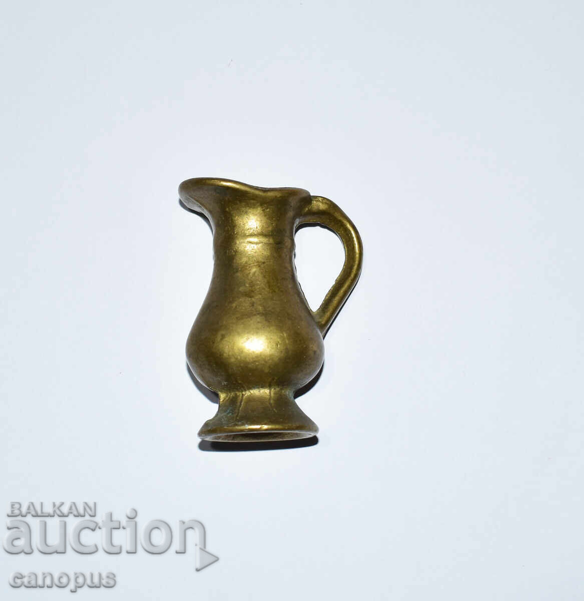 Old Brass / Bronze Pitcher - Vase - Bronze Miniature
