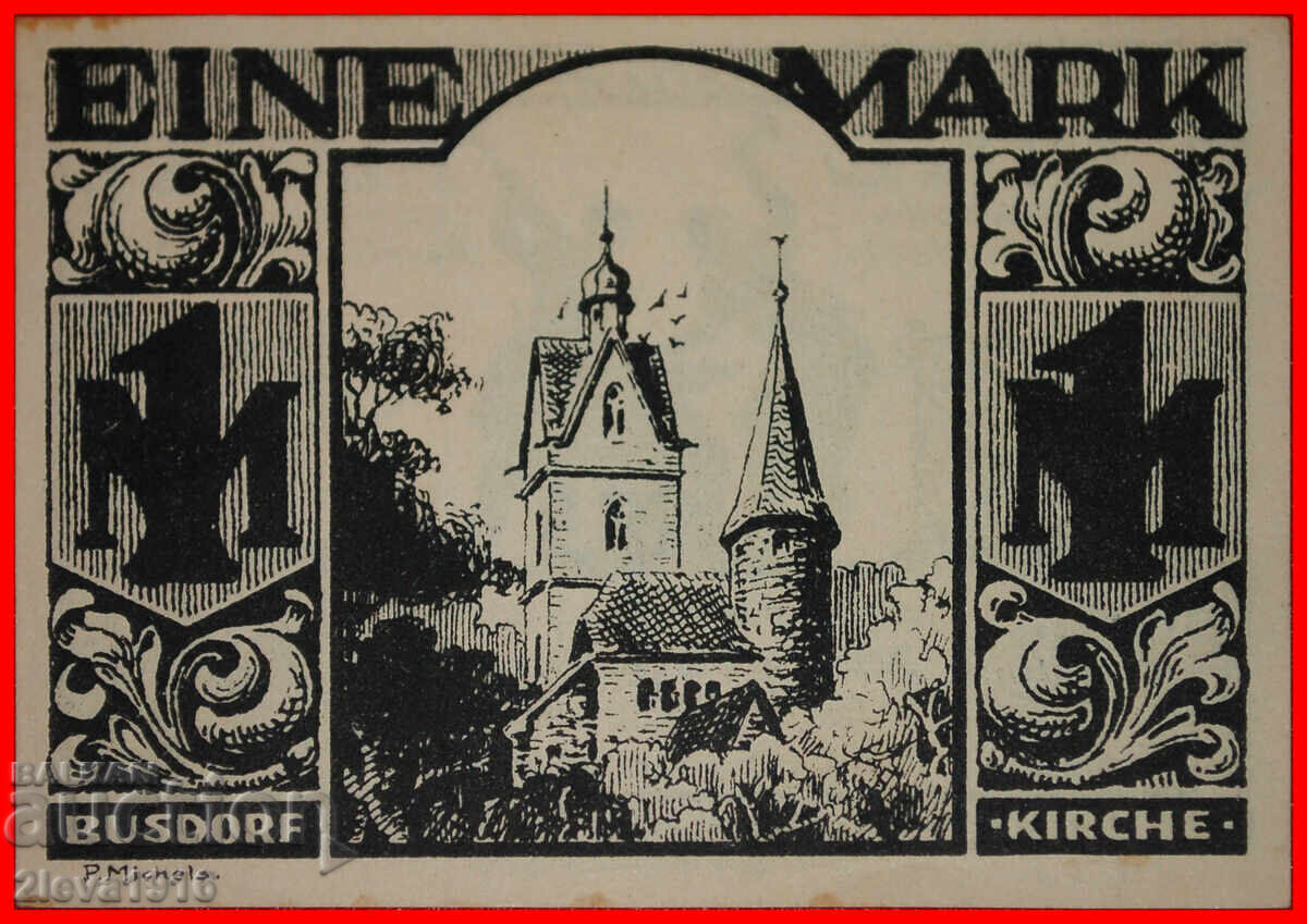 Ⰺ WESTPHALIA: GERMANY PADERBORN★1 MARK 1921 UNC CRISP! BLACK Ⰺ WESTPHALIA: GERMANY PADERBORN★1 MARK 1921 UNC CRISP! BLACK