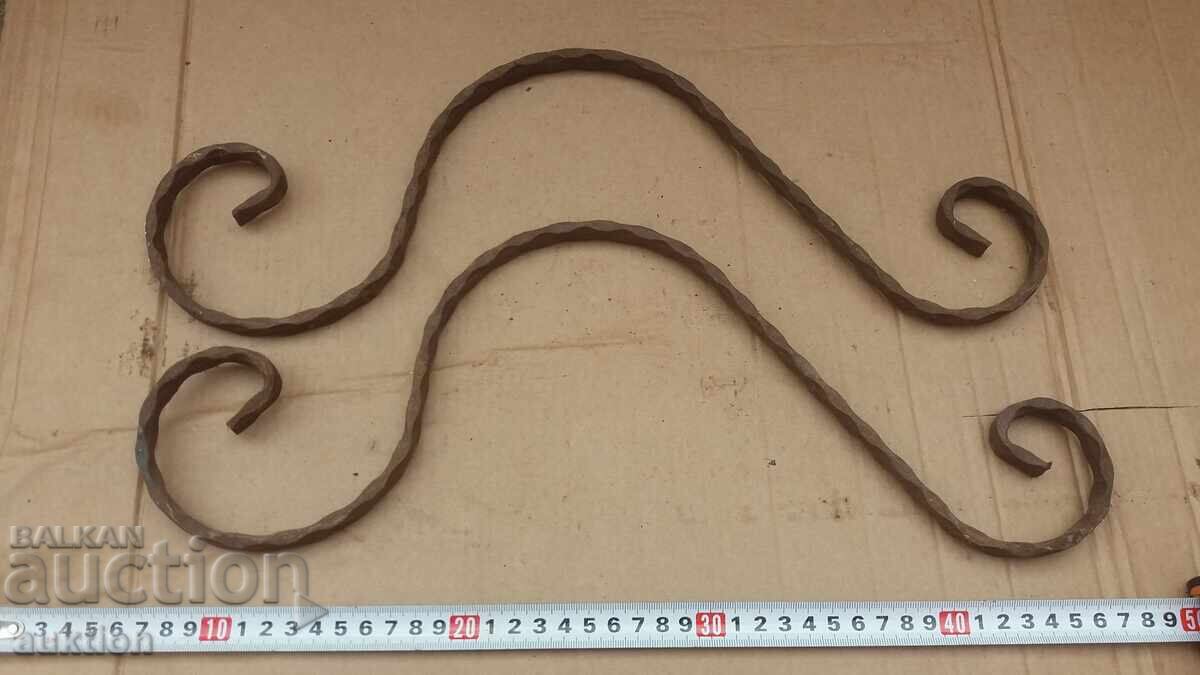 Auction  WROUGHT IRON ORNAMENTS FROM GATE, FENCE