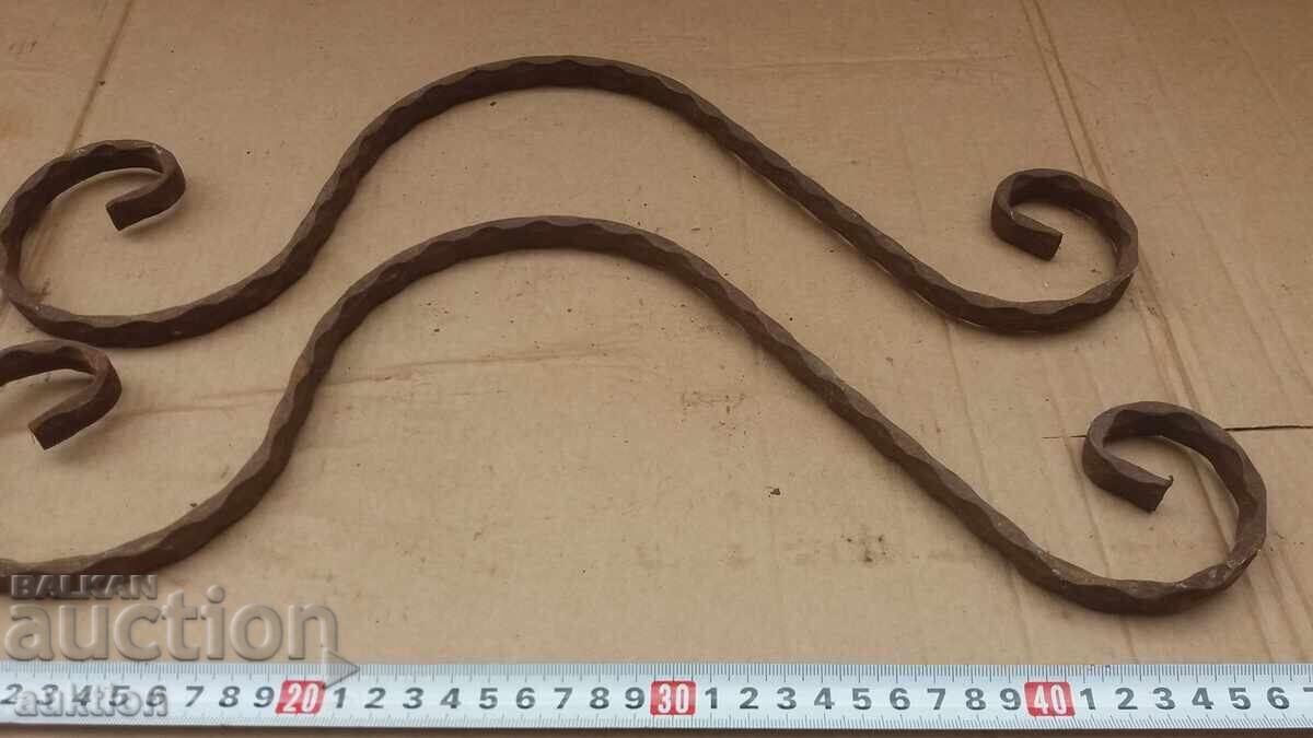 WROUGHT IRON ORNAMENTS FROM GATE, FENCE - 5