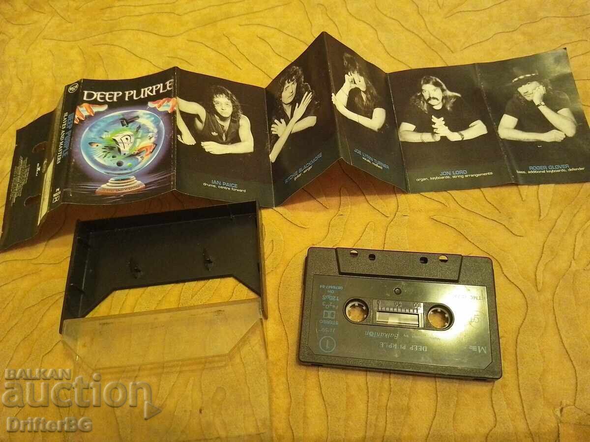 Audio cassette Deep Purple – Slaves And Masters (Balkanton) with price € 5.00 | 9.78 BGN Audio cassette Deep Purple – Slaves And Masters (Balkanton) with price € 5.00 | 9.78 BGN