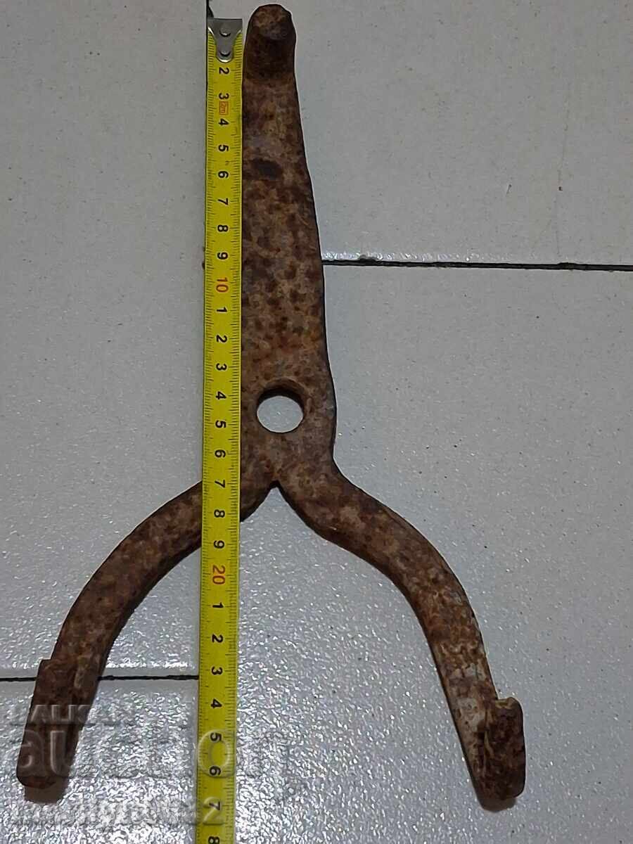 Old cooper tool wrought iron, barrel - 5